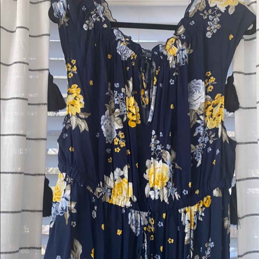 Torrid Navy Floral Spring Dress